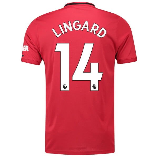 Replicas Camiseta Manchester United NO.14 Lingard 1ª 2019/20 Rojo